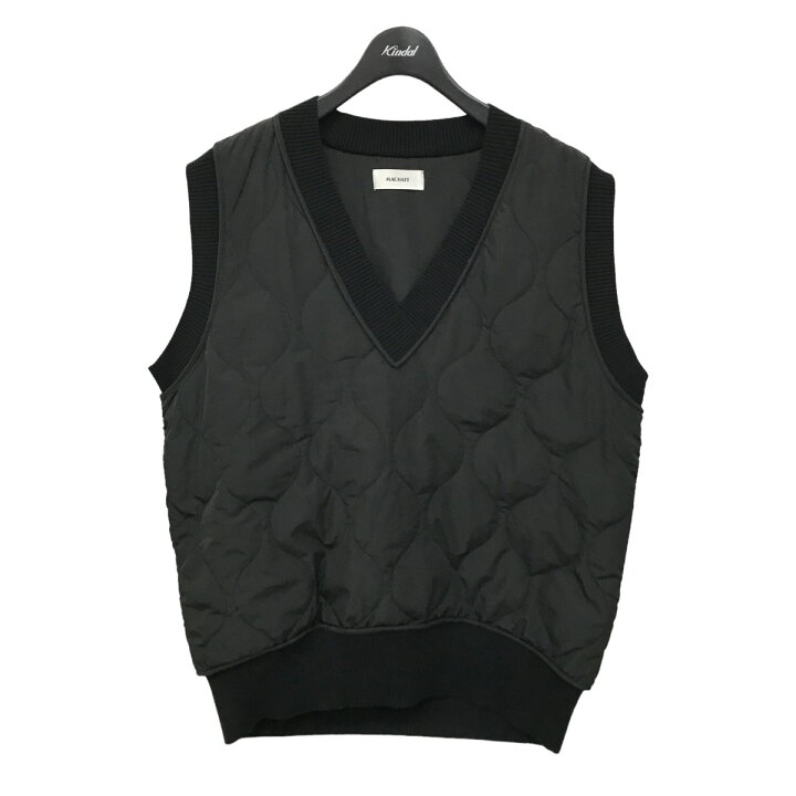 楽天市場】【中古】machatt プルオーバーキルティングベスト ブラック  