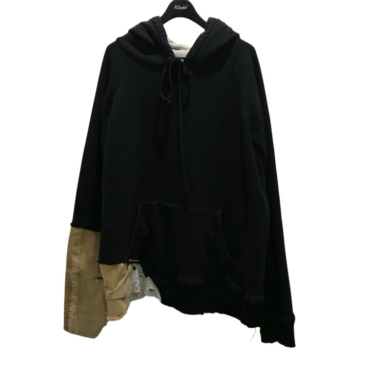 楽天市場】【中古】GREG LAUREN｢BLACK FRAGMENT HOODIE｣ 再構築プル 