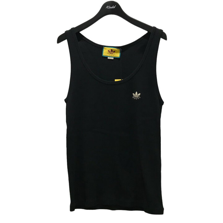 楽天市場】【中古】GUCCI×adidasロゴ刺繍コットンタンクトップ 620427 