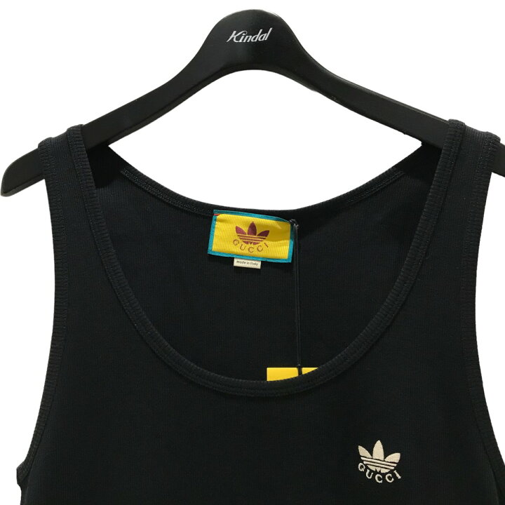 楽天市場】【中古】GUCCI×adidasロゴ刺繍コットンタンクトップ 620427 