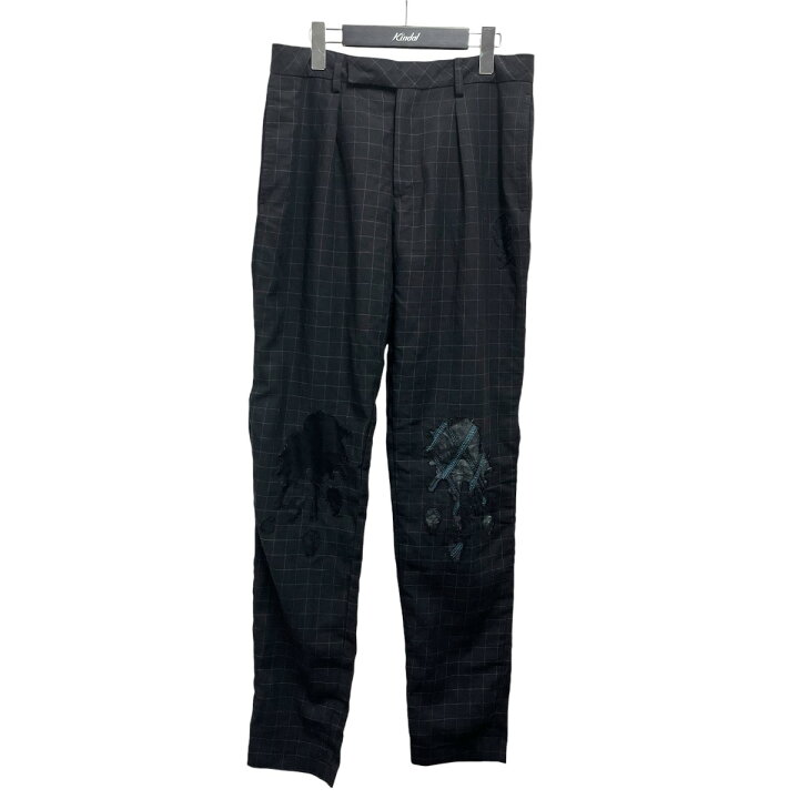 楽天市場】【中古】NUMBER (N)INE インク切り抜きチェックパンツ 