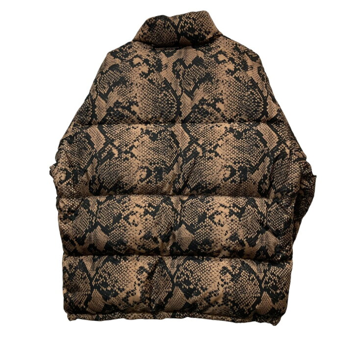 WACKO MARIA ワコマリア 19AW Python Down Jacket パイソン柄 ダウン 