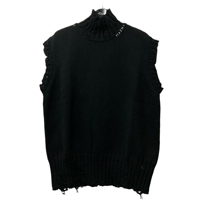 楽天市場】【中古】MARNI ダメージ加工 タートルネックニットベスト 