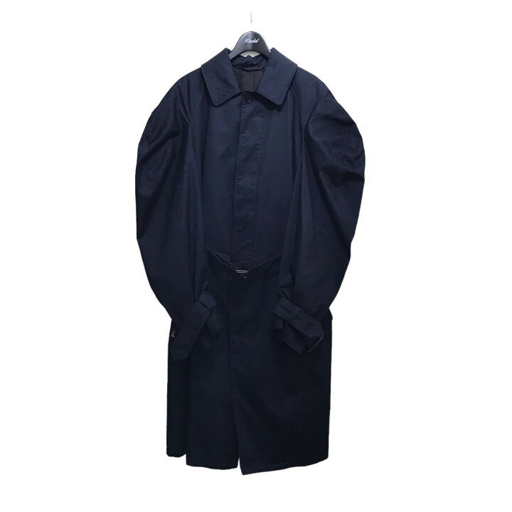 楽天市場】【中古】BALENCIAGAツイステッドパフスリーブトレンチコート 