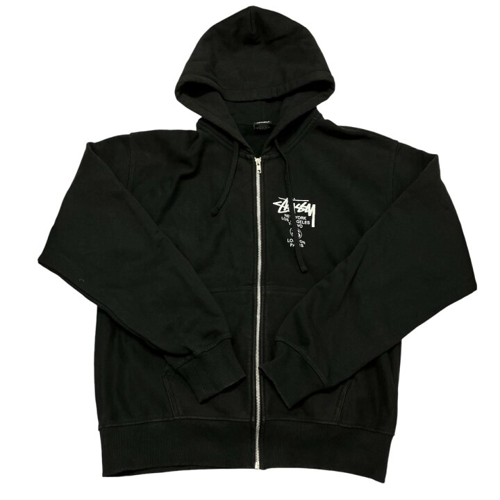 楽天市場】【中古】stussy 23AW WORLD TOUR ZIP HOOD ジップパーカー  