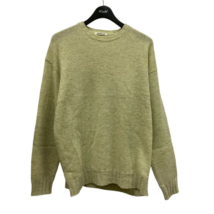 楽天市場】【中古】AURALEE 23AWSHETLAND WOOL CASHMERE KNIT P O 