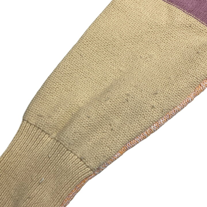 楽天市場】【中古】MAISON KITSUNE パッチワーク クロップド セーター 