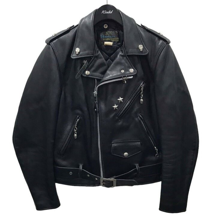 楽天市場】【中古】Schott ダブルライダースジャケット 613XX ブラック 