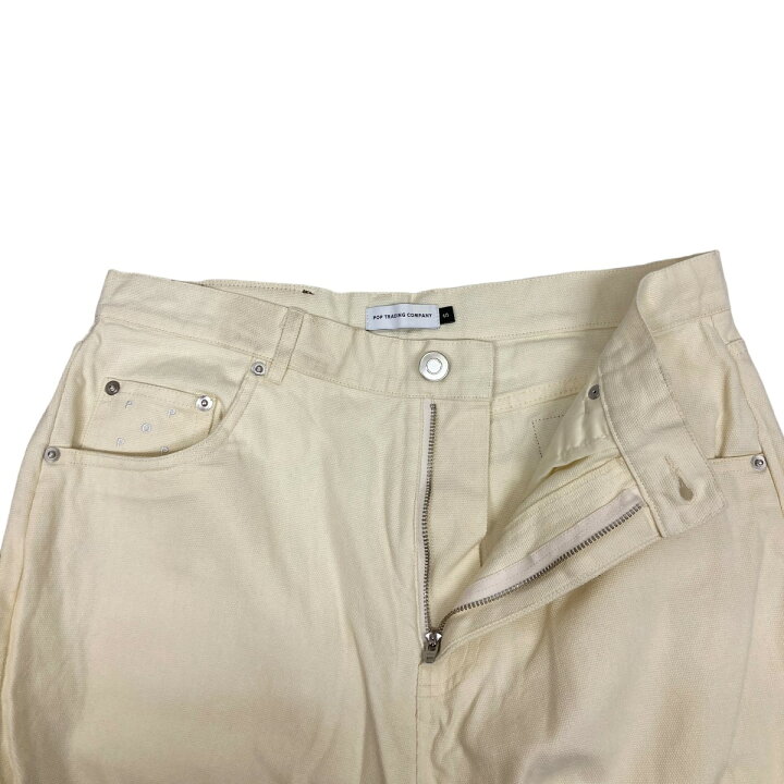 楽天市場】【中古】POP TRADING COMPANYストレートパンツ アイボリー 