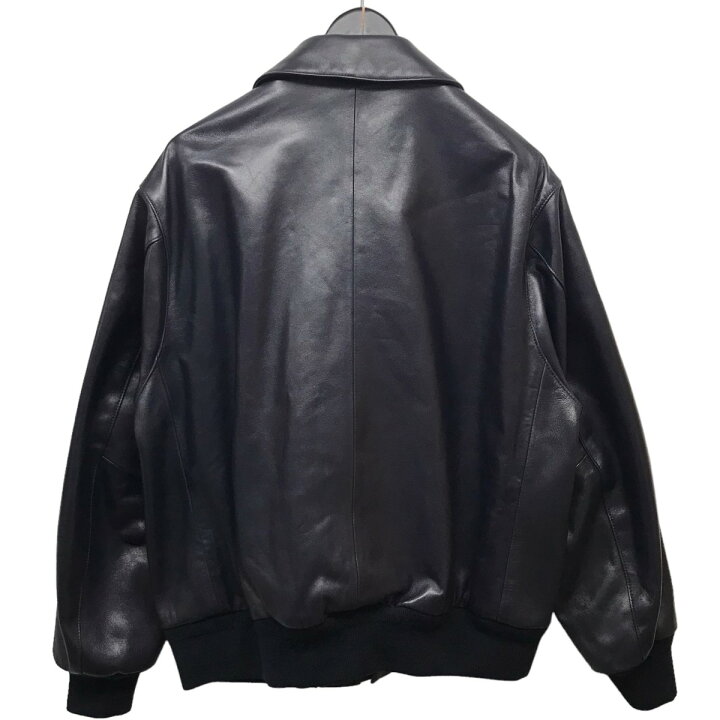 楽天市場】【中古】LOEFF ラムレザーフライトジャケット ネイビー 