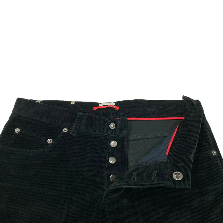 楽天市場】【中古】PRADA SPORTS コーデュロイパンツ SPD50H ブラック 