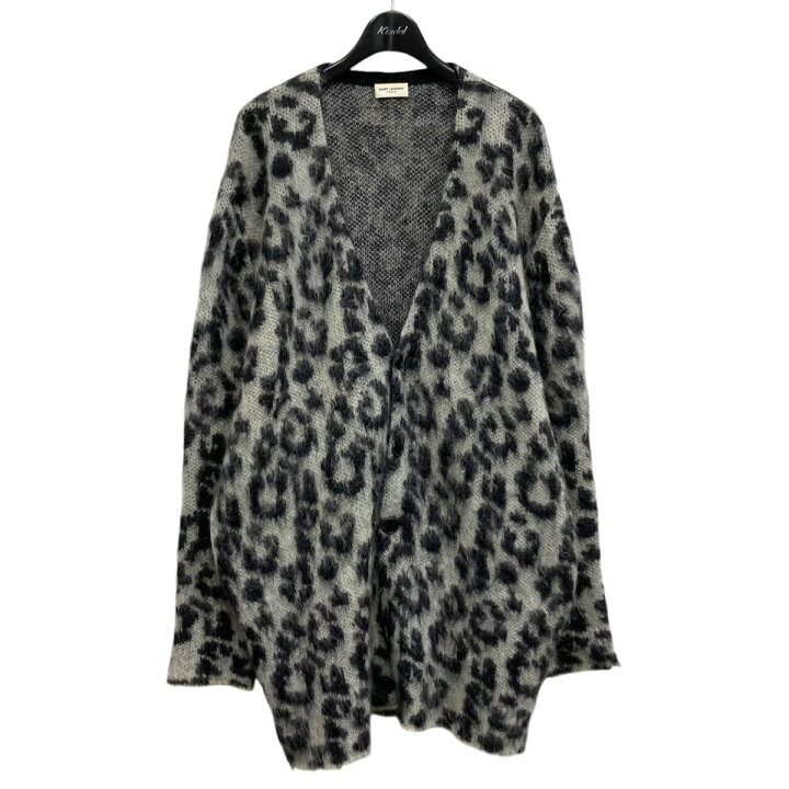 楽天市場】【中古】Saint Laurent Paris レオパード柄モヘア 