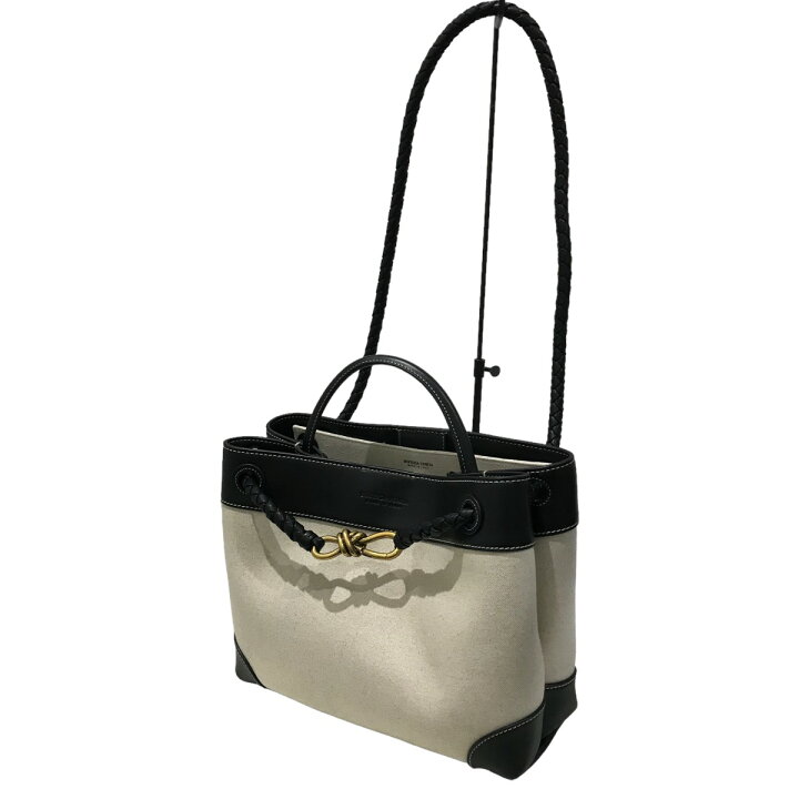 楽天市場】【中古】BOTTEGA VENETA Andiamo スモール キャンバスレザー  
