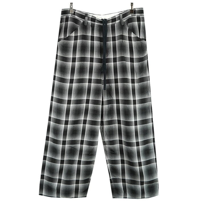 楽天市場】【中古】SUNSEA19S SHADOW CHECK SHIMBO PANTS シャドー 