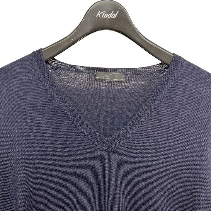 楽天市場】【中古】PRADA ウールVネックニットセーター セーター 