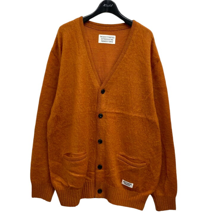 楽天市場】【中古】WACKO MARIA モヘアカーディガン オレンジ サイズ 