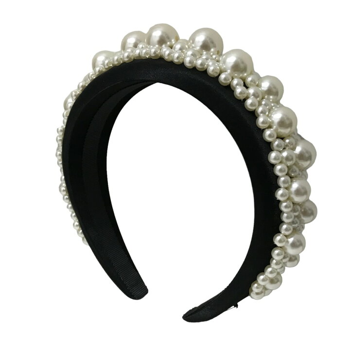 楽天市場】【中古】Simone Rocha×H＆M パールカチューシャ ブラック  