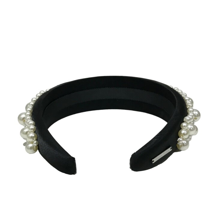 楽天市場】【中古】Simone Rocha×H＆M パールカチューシャ ブラック 