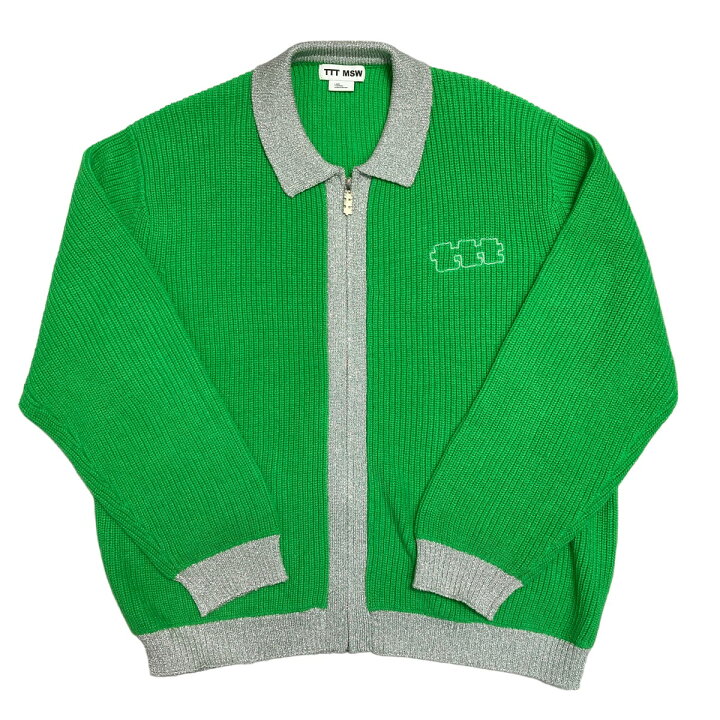 楽天市場】【中古】TTT MSW 24SS Lame zip up cardigan ニット  