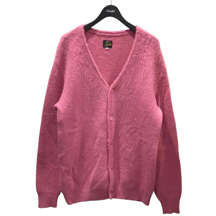 楽天市場】【中古】Needles Vネックモヘヤカーディガン LQ421 ピンク 