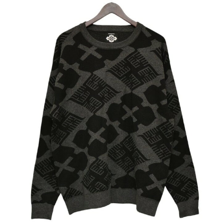 楽天市場】【中古】BUDSPOOL×GAKKIN 花罰家紋COTTON SWEATER コットン 