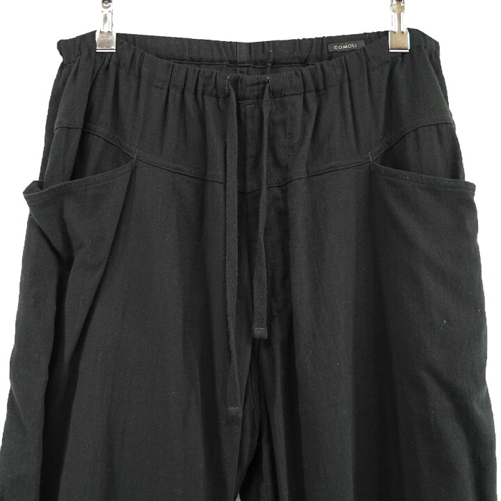 楽天市場】【中古】COMOLI 24SS オックス ドローストリングパンツ 