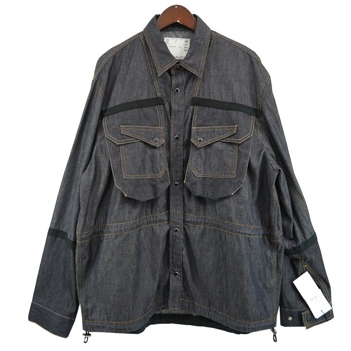 楽天市場】【中古】sacai22SS Cotton Denim Blouson ドローコード 