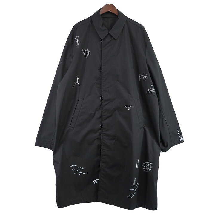 楽天市場】【中古】UNDERCOVER24AW スケッチ総柄ステンカラーコート 