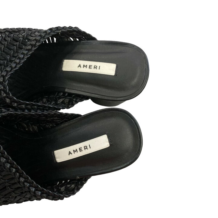楽天市場】【中古】AMERIFAKE LEATHER BRAIDED SANDAL スクエアトゥ 