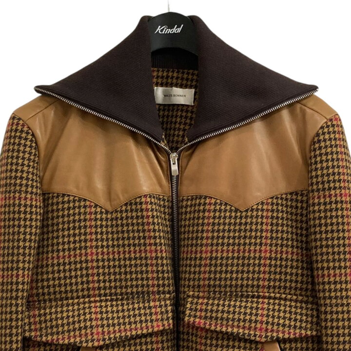 楽天市場】【中古】WALES BONNER HYBRID TRUCKER ジャケット レザー 