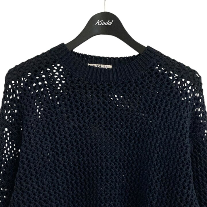 楽天市場】【中古】AURALEECOTTON LILY-YARN MESH KNIT P／O メッシュ 