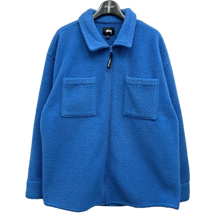 楽天市場】【中古】Stussy ボアジャケット ブルー サイズ：S 【230924  
