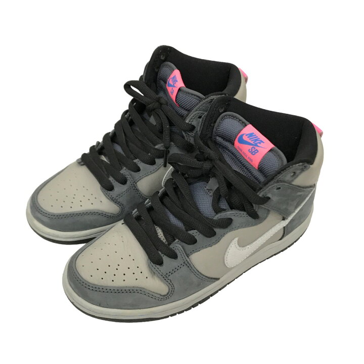 楽天市場】【中古】NIKE Nike SB Dunk High Pro Medium Grey Pink 