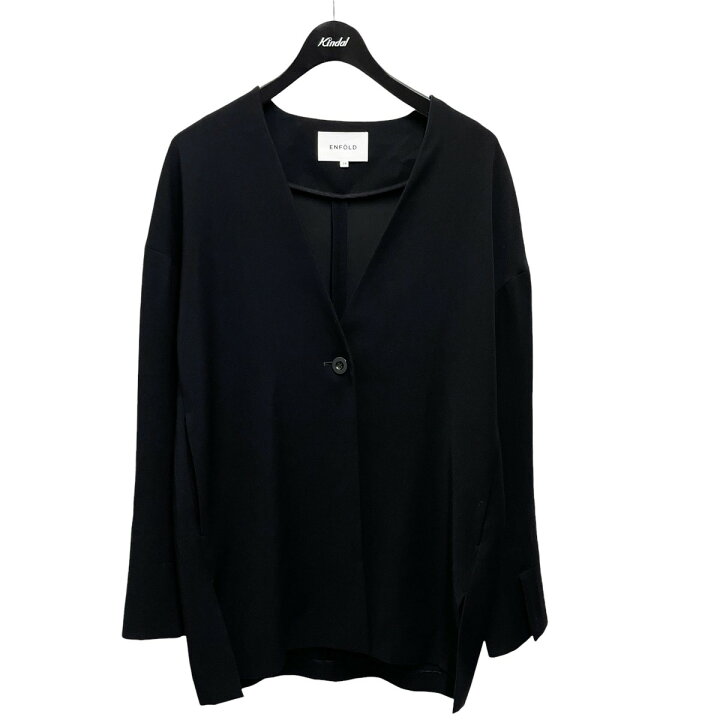 楽天市場】【中古】ENFOLD ダブルサテンミニマルカーディガン 300ES230  