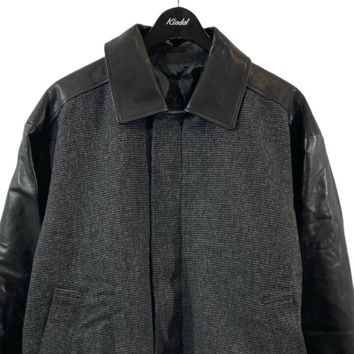 楽天市場】【中古】stein 24SS LEATHER COMBINATION STUDIUM JACKET 