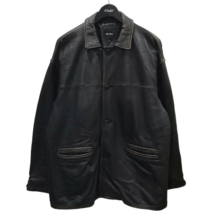 楽天市場】【中古】BEAMS 加工レザージャケット カー コーチ 