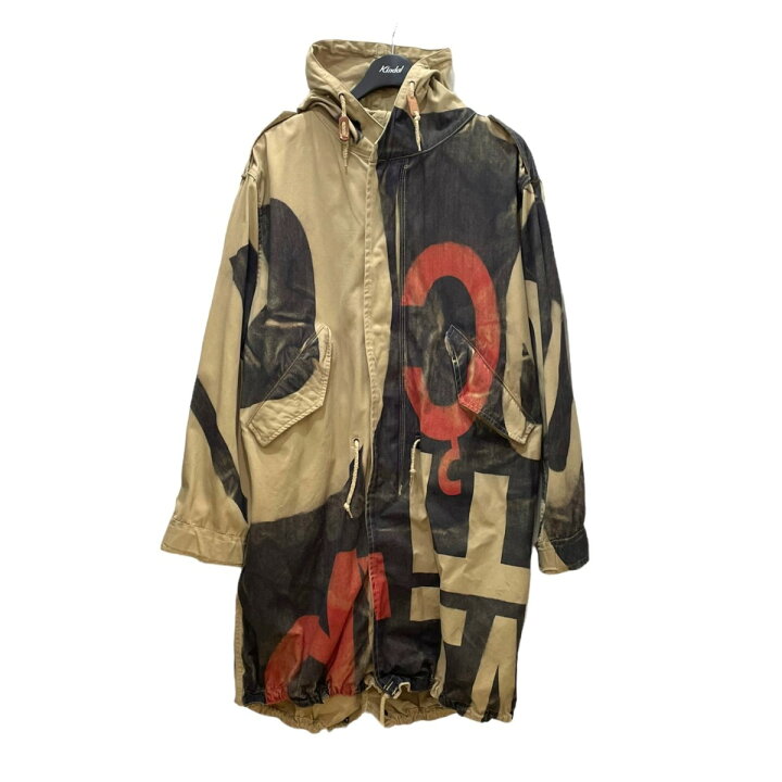 楽天市場】【中古】NOZOMI ISHIGURO ペイントモッズコート ベージュ 