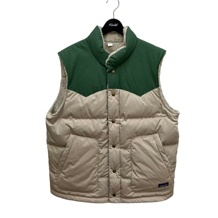 楽天市場】【中古】Patagonia リバーシブル ボアベスト ベージュ 