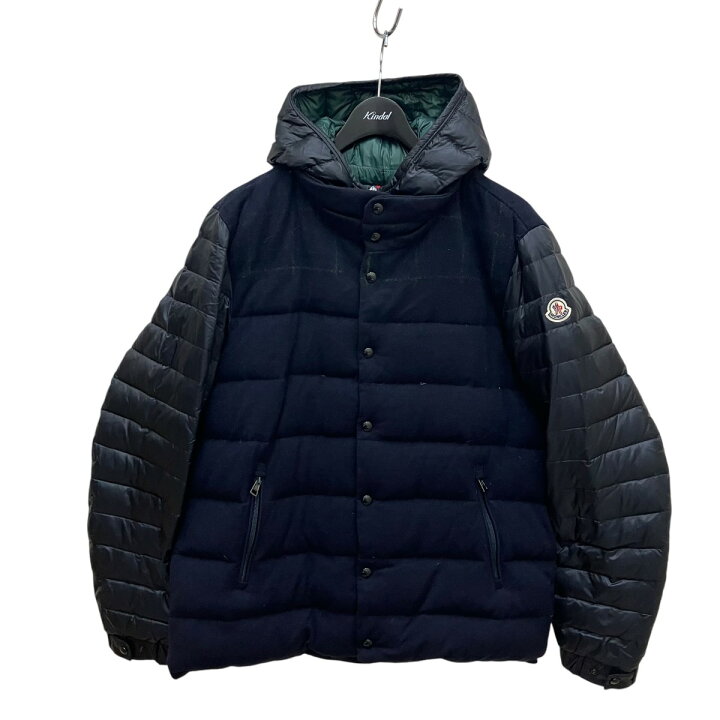 楽天市場】【中古】MONCLER ダウンジャケット AUBERVILLE ネイビー 