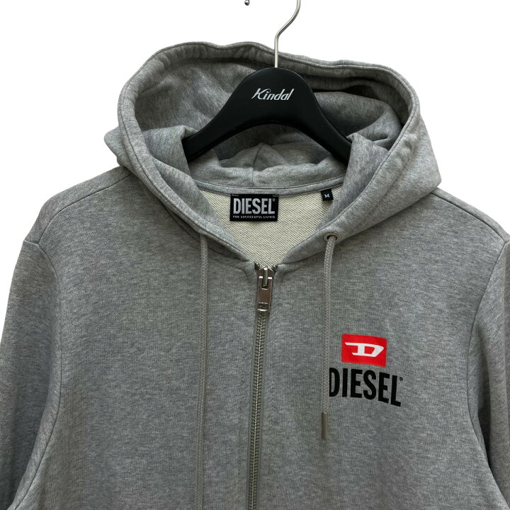 楽天市場】【中古】DIESELジップアップパーカー グレー サイズ：M  