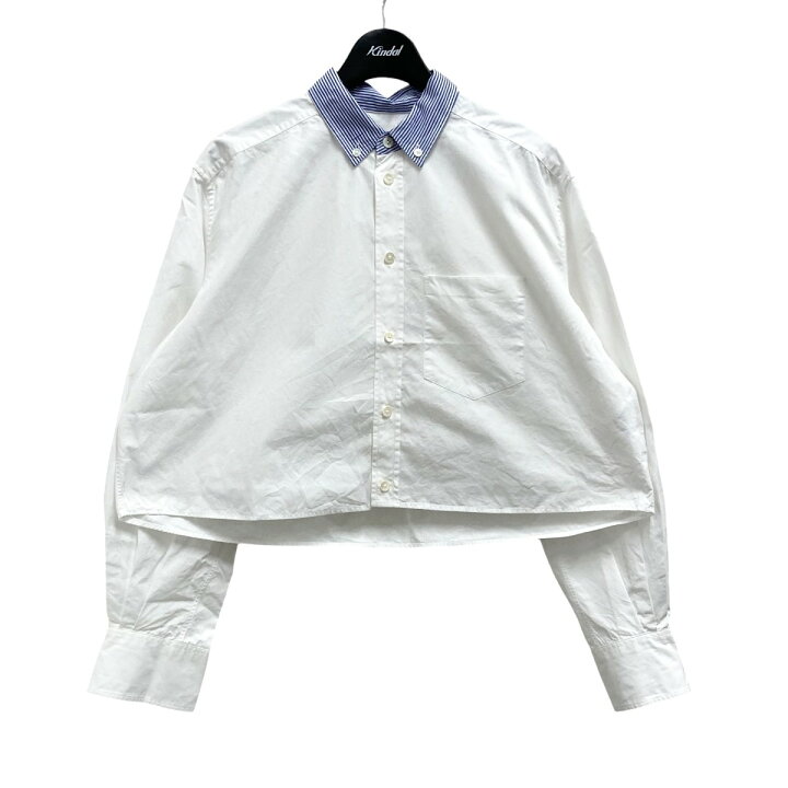 楽天市場】【中古】CABaNコットンタイプライター クロップドシャツ 39 