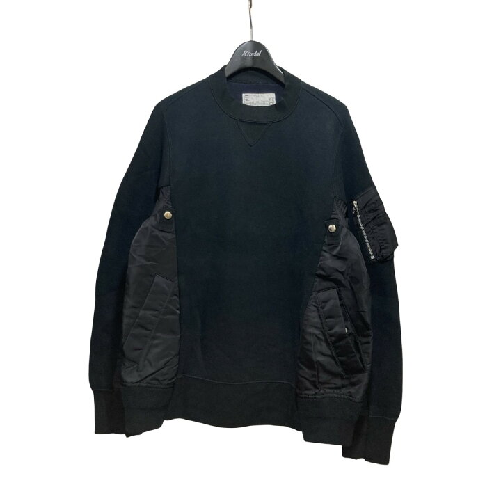 楽天市場】【中古】sacai スポンジスウェット SCM-032 ブラック サイズ 