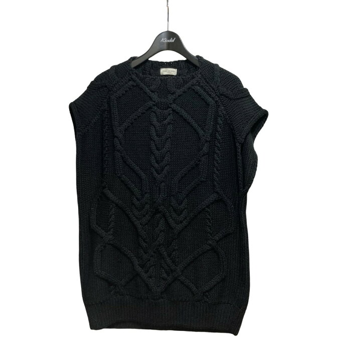 楽天市場】【中古】DRIES VAN NOTEN ニットベスト ブラック サイズ：M 