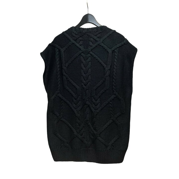 楽天市場】【中古】DRIES VAN NOTEN ニットベスト ブラック サイズ：M 