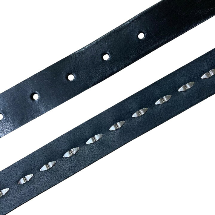 楽天市場】【中古】DECI Bridle studs narrow belt レザーベルト 