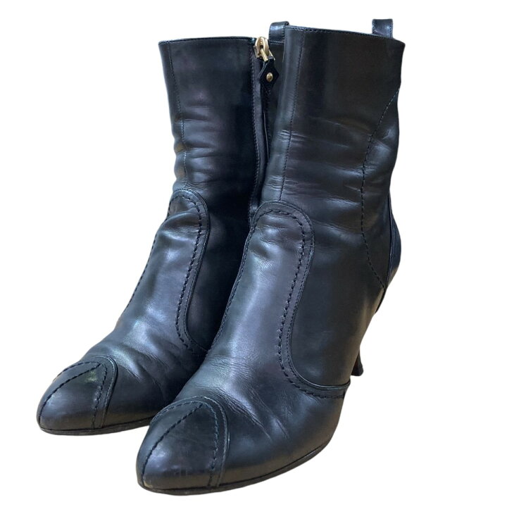 楽天市場】【中古】LOUIS VUITTON サイドZIPブーツ MA0045 ブラック 