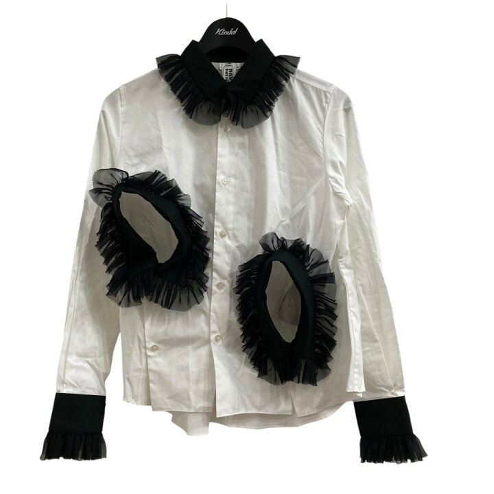 楽天市場】【中古】noir kei ninomiyaフリルシャツ 3M-B008 ホワイト 