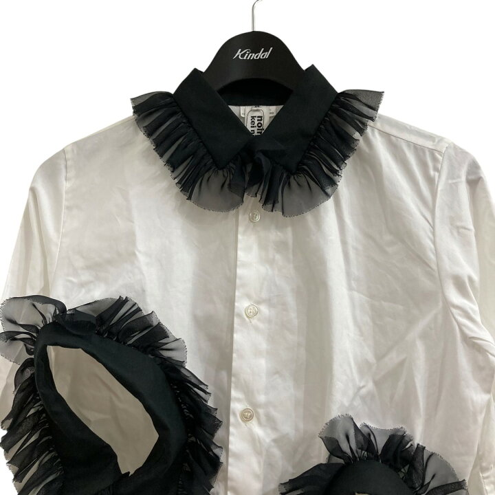 楽天市場】【中古】noir kei ninomiya フリルシャツ 3M-B008 ホワイト 