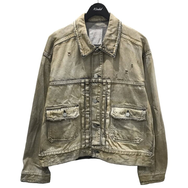 楽天市場】【中古】ANCELLM 24SS クラッシュデニムジャケット 