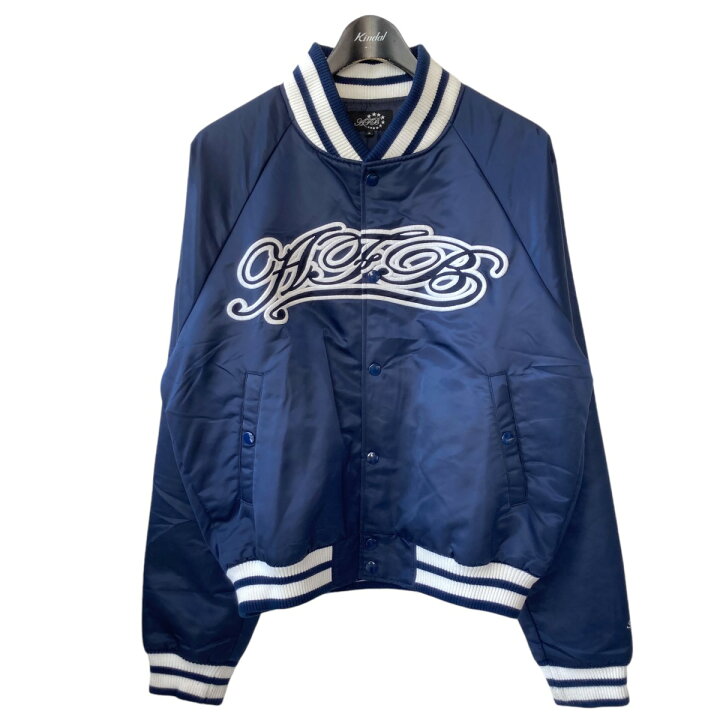 楽天市場】【中古】AFB SIGNATURE STADIUM JACKET スタジャン ネイビー  